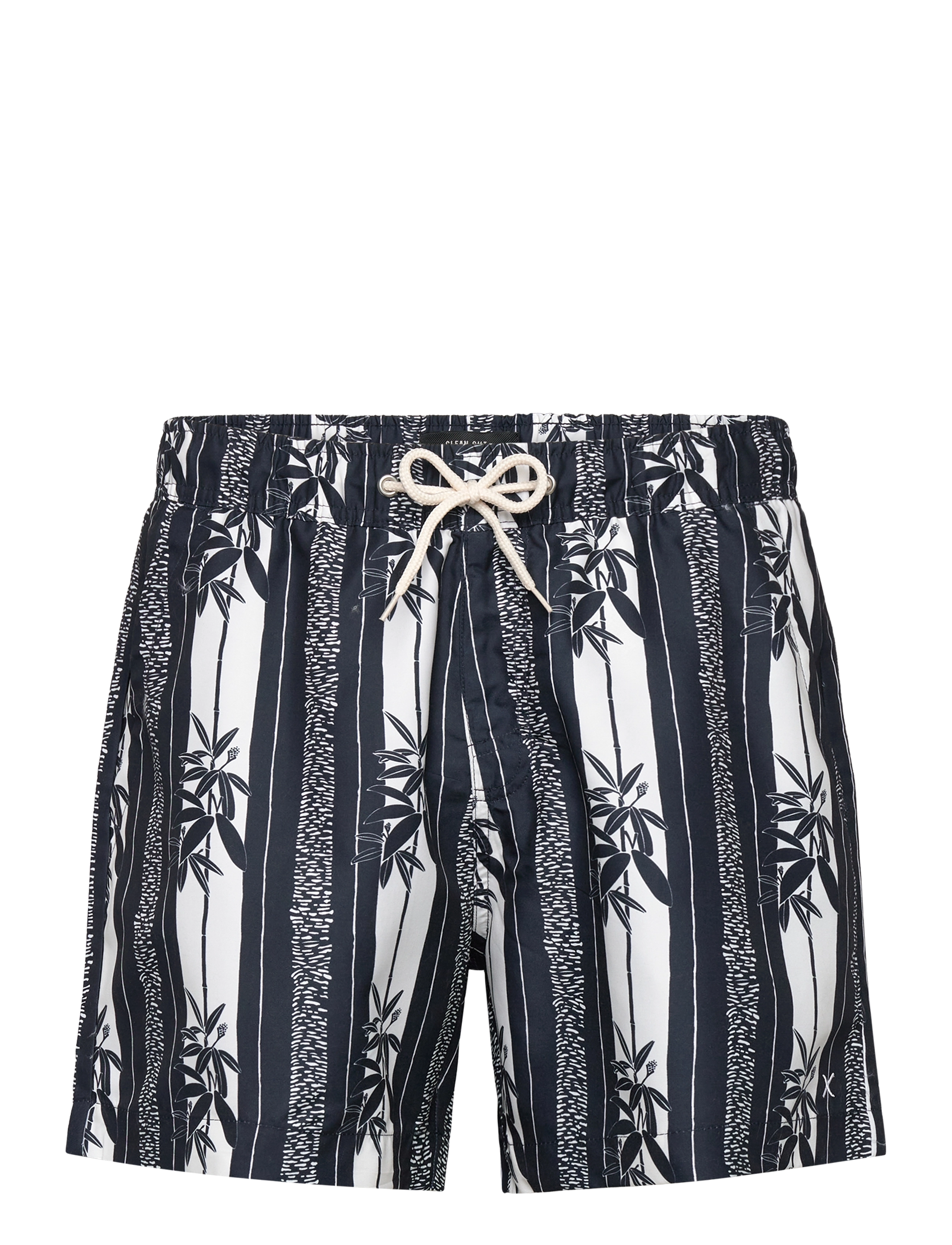 Clean Cut Copenhagen - Swim Shorts - laveste priser - navy / ecru flower - 1