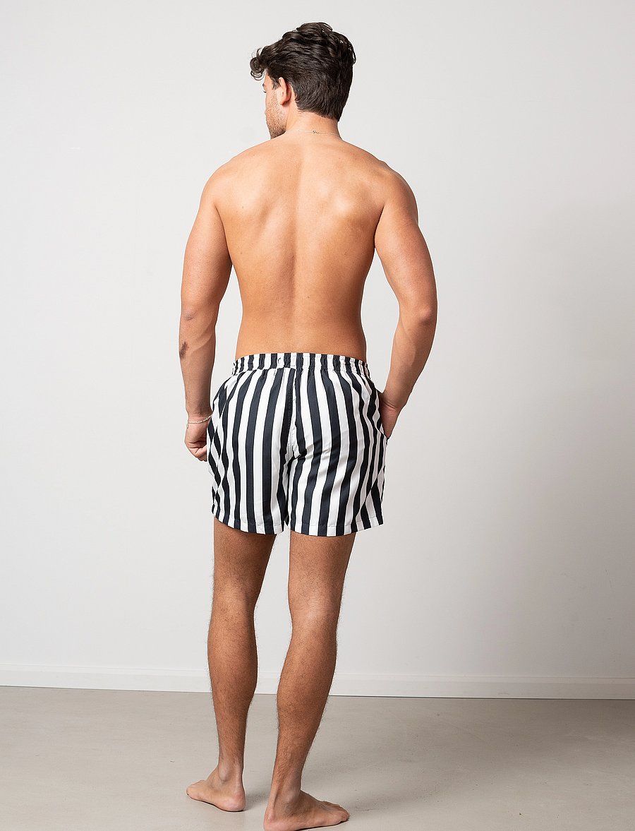 Clean Cut Copenhagen - Swim Shorts - badehose - navy striped - 5
