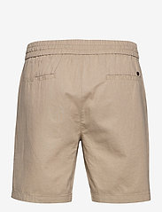 Clean Cut Copenhagen - Barcelona Cotton / Linen Shorts - linnen shorts - khaki - 2