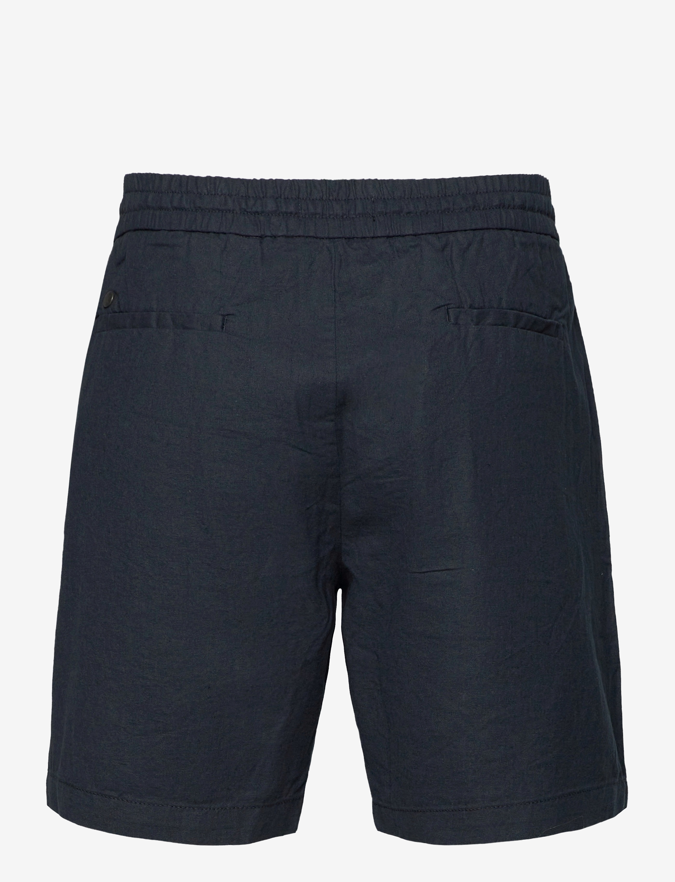 Clean Cut Copenhagen - Barcelona Cotton / Linen Shorts - navy - 2