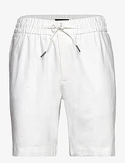 Clean Cut Copenhagen - Barcelona Cotton / Linen Shorts - pellavashortsit - white - 0