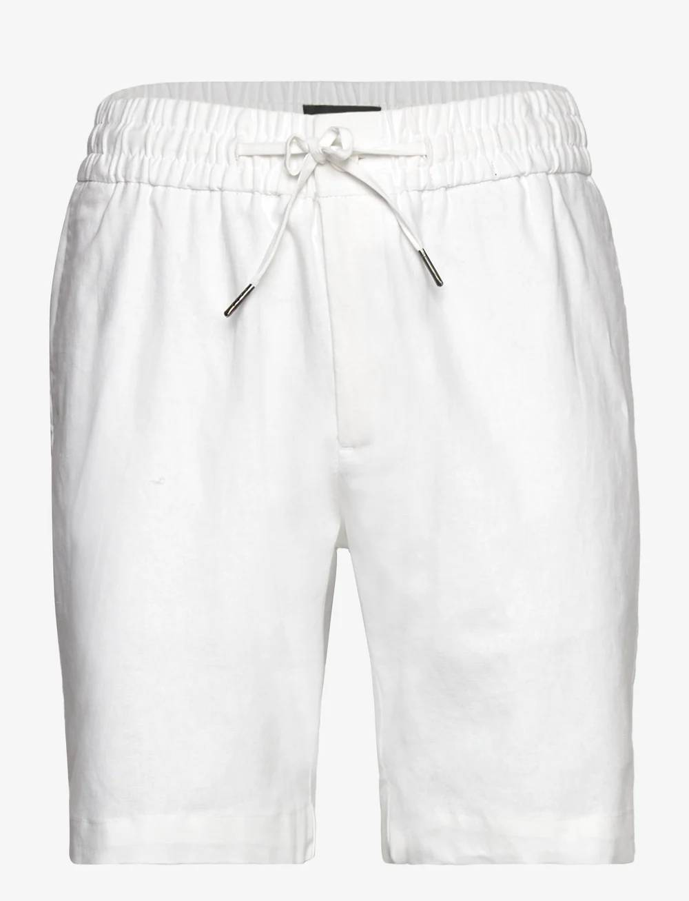 Clean Cut Copenhagen - Barcelona Cotton / Linen Shorts - hørshorts - white - 1