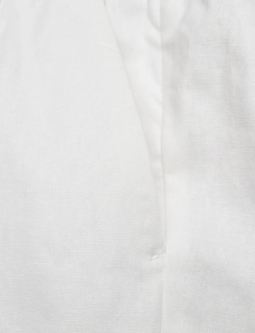 Clean Cut Copenhagen - Barcelona Cotton / Linen Shorts - hørshorts - white - 4