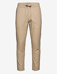 Clean Cut Copenhagen - Barcelona Cotton / Linen Pants - leinenhosen - khaki - 0