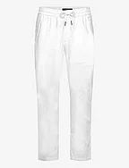Barcelona Cotton / Linen Pants - WHITE