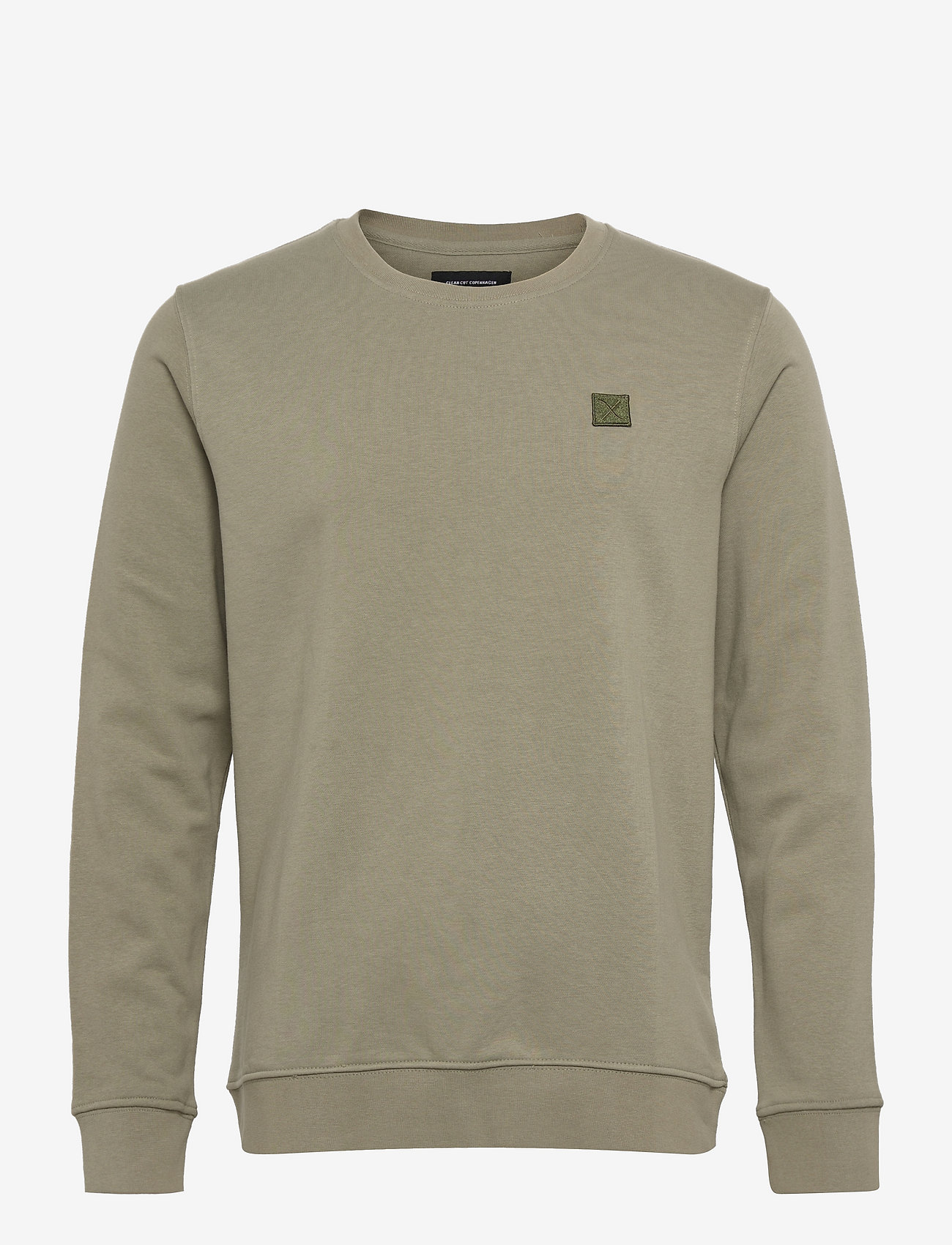 Clean Cut Copenhagen - Basic Organic Crew - dusty green - 1