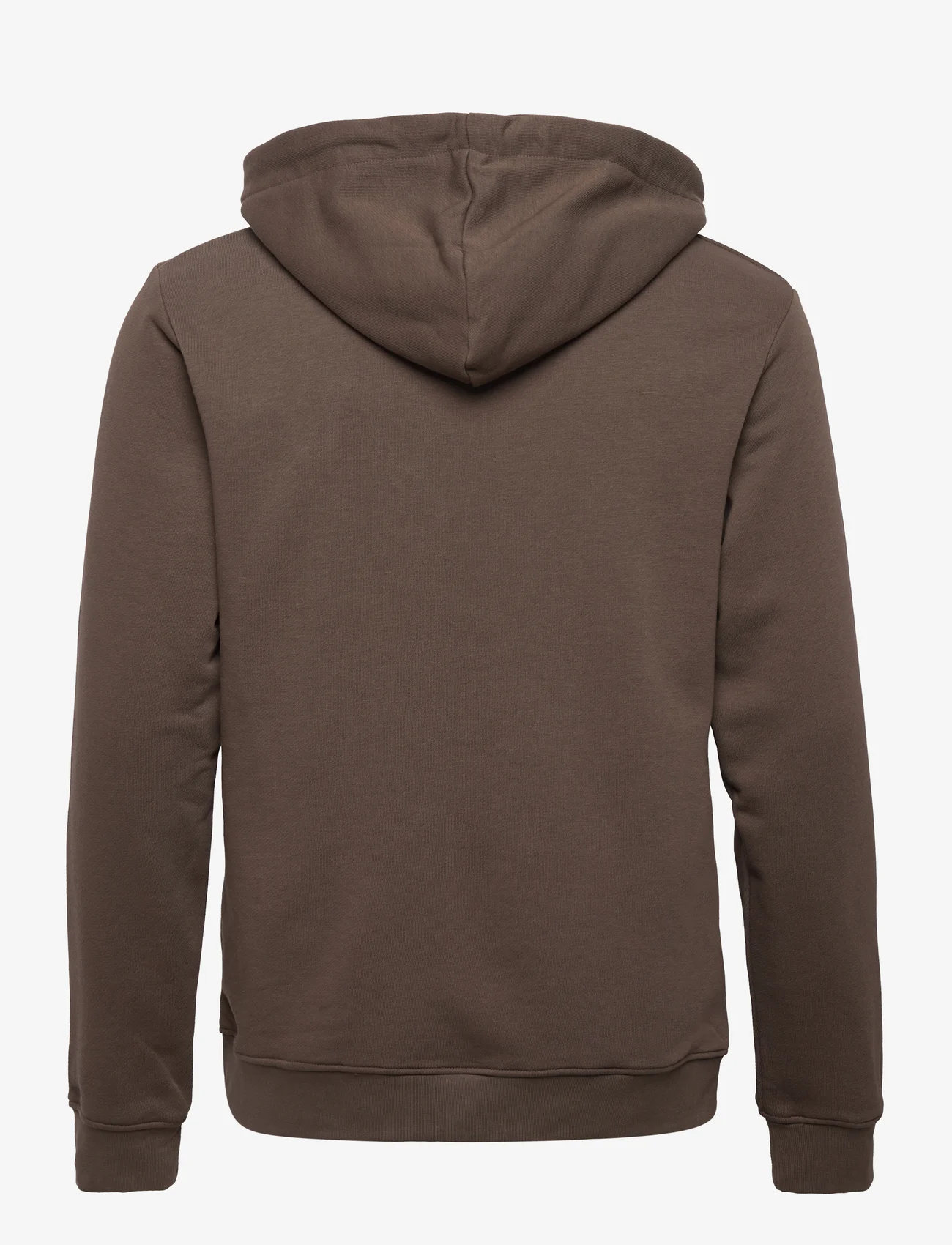Clean Cut Copenhagen - Basic Organic Hood - sweatshirts - dark brown - 1