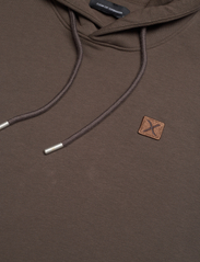 Clean Cut Copenhagen - Basic Organic Hood - sweatshirts - dark brown - 3