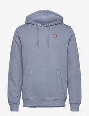 Clean Cut Copenhagen - Basic Organic Hood - sweatshirts - dusty blue - 0