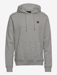 Clean Cut Copenhagen - Basic Organic Hood - sweatshirts - light grey mel - 0