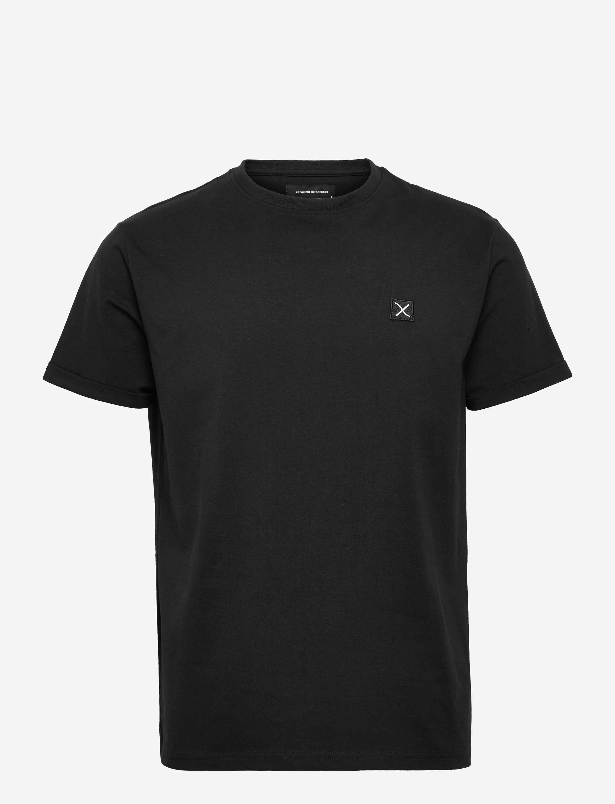 CLEAN CUT COPENHAGEN Basic Organic T-Shirt Schwarz - L - Herren