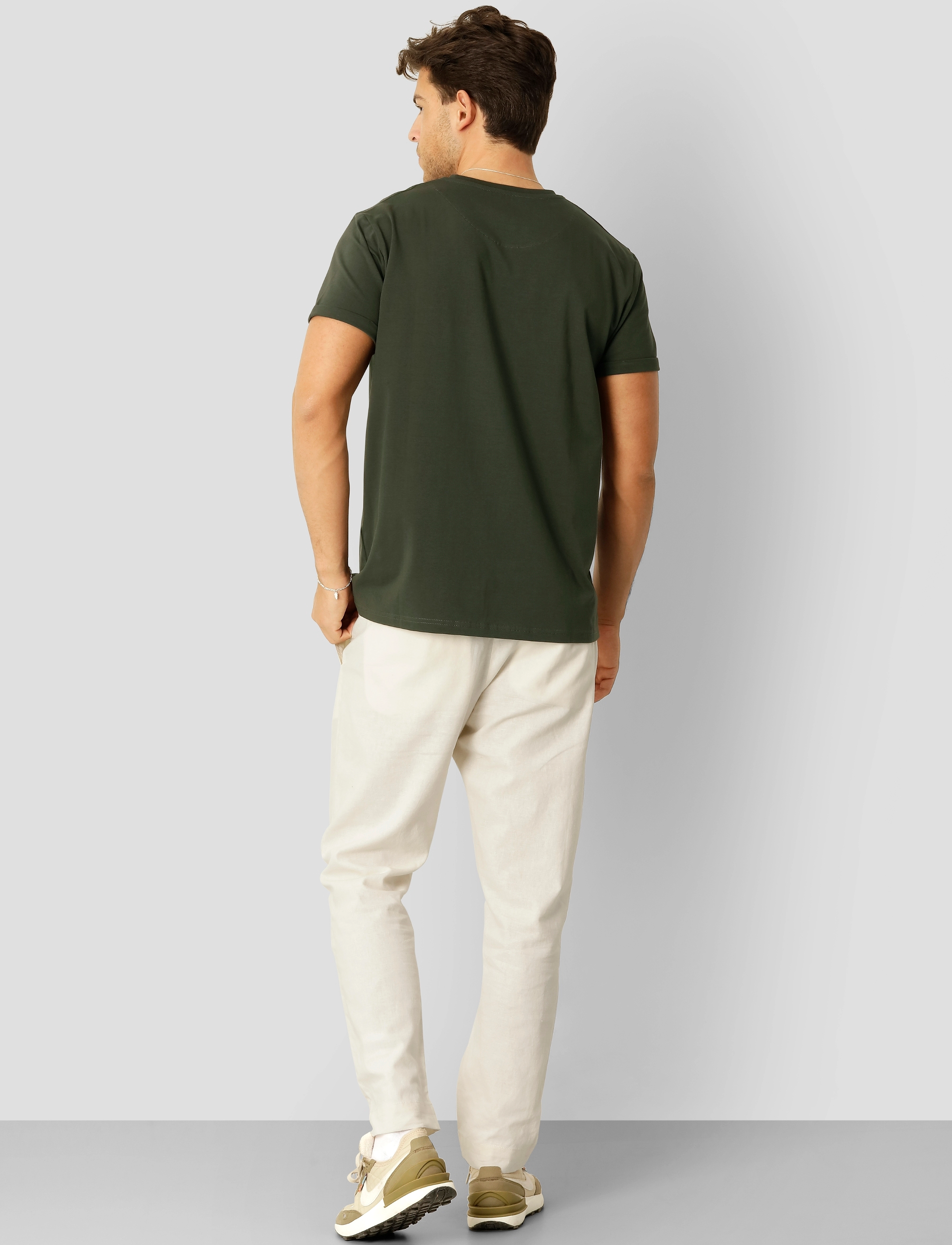 Clean Cut Copenhagen - Basic Organic t-shirt - madalaimad hinnad - bottle green - 5
