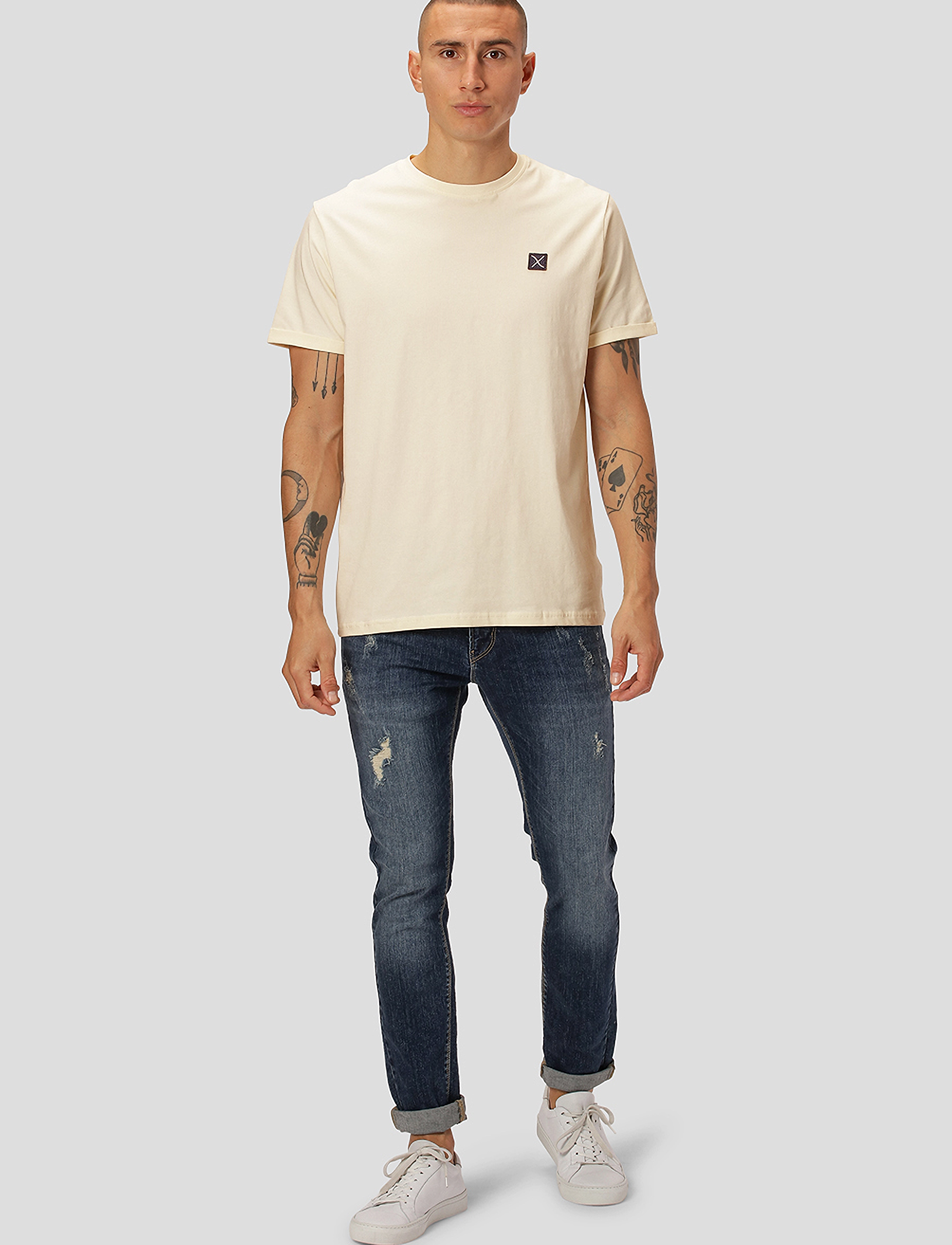 Clean Cut Copenhagen - Basic Organic t-shirt - kurzärmelig - ecru - 4