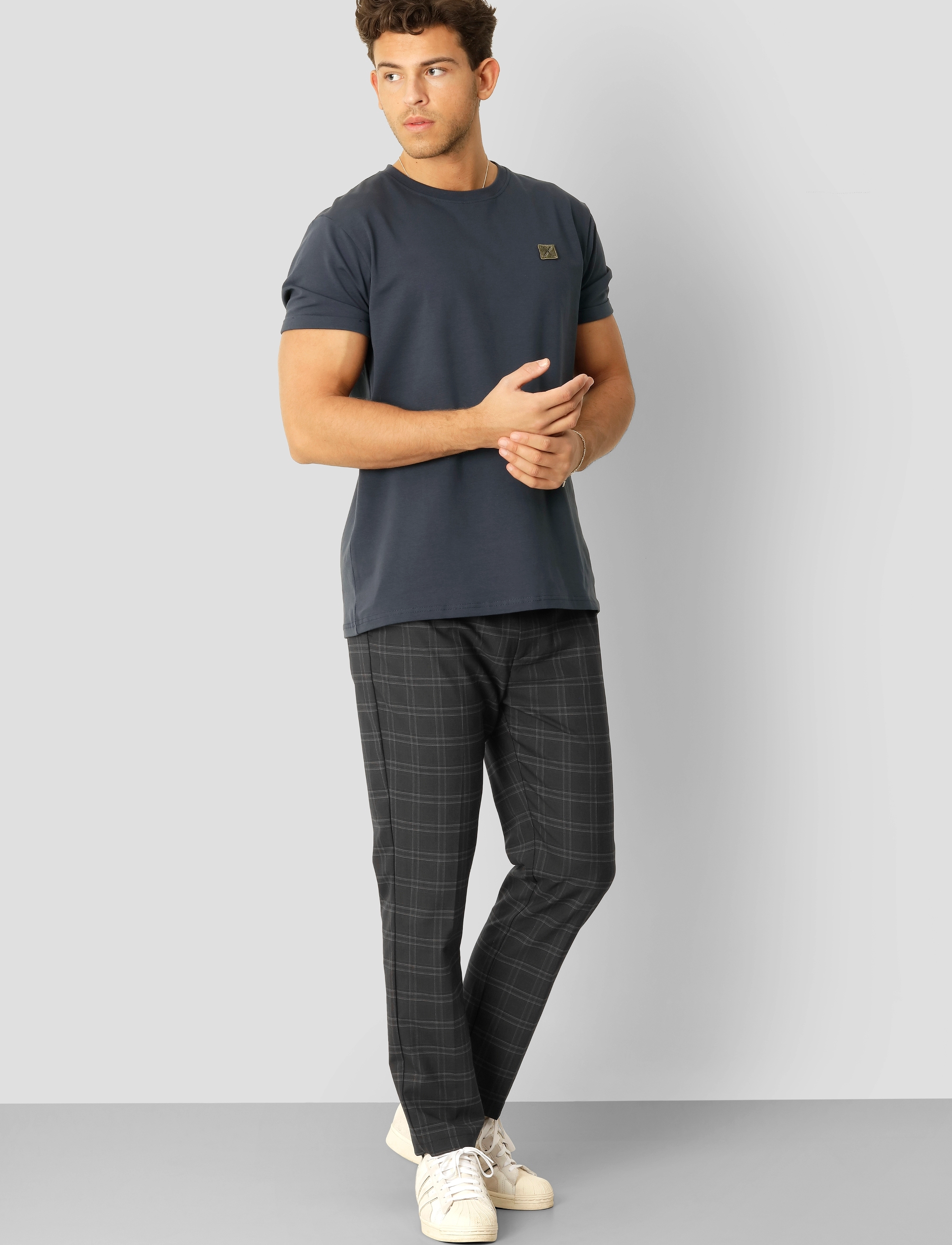 Clean Cut Copenhagen - Basic Organic t-shirt - kortärmade t-shirts - navy - 4