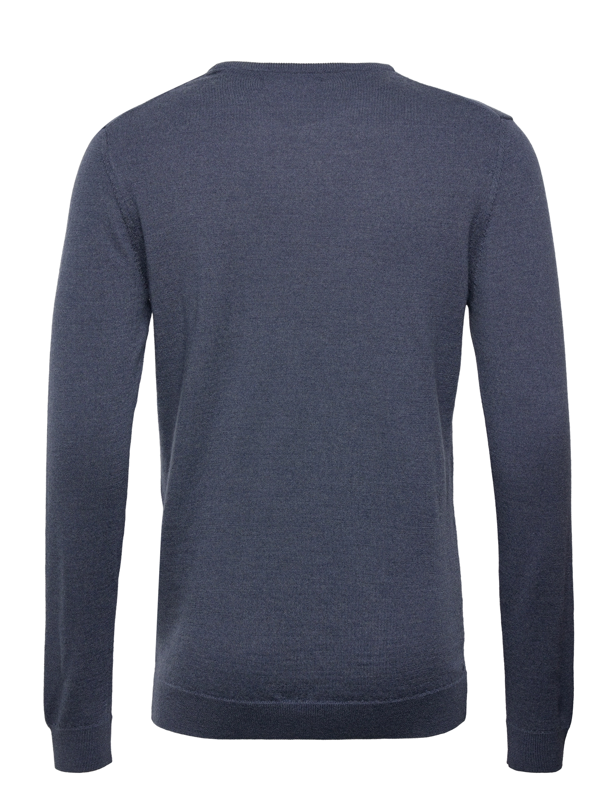 Clean Cut Copenhagen - Merino Wool Crew - blue melangé - 1