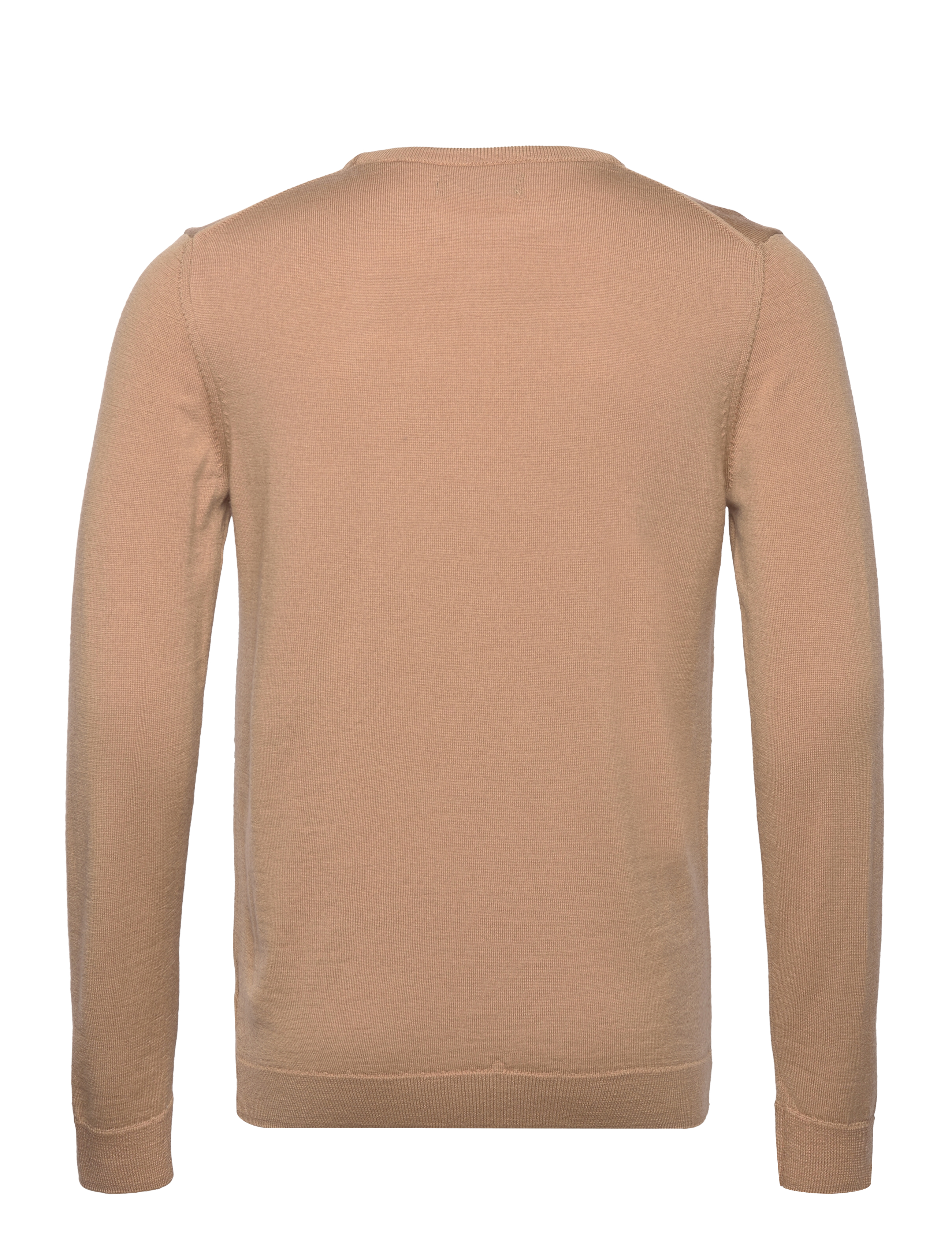 Clean Cut Copenhagen - Merino Wool Crew - camel melange - 2