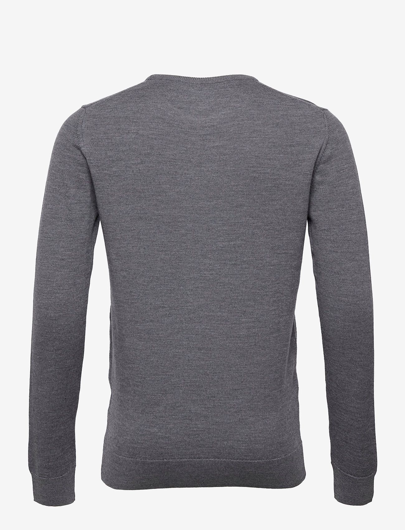 Clean Cut Copenhagen - Merino Wool Crew - dark grey mel - 1