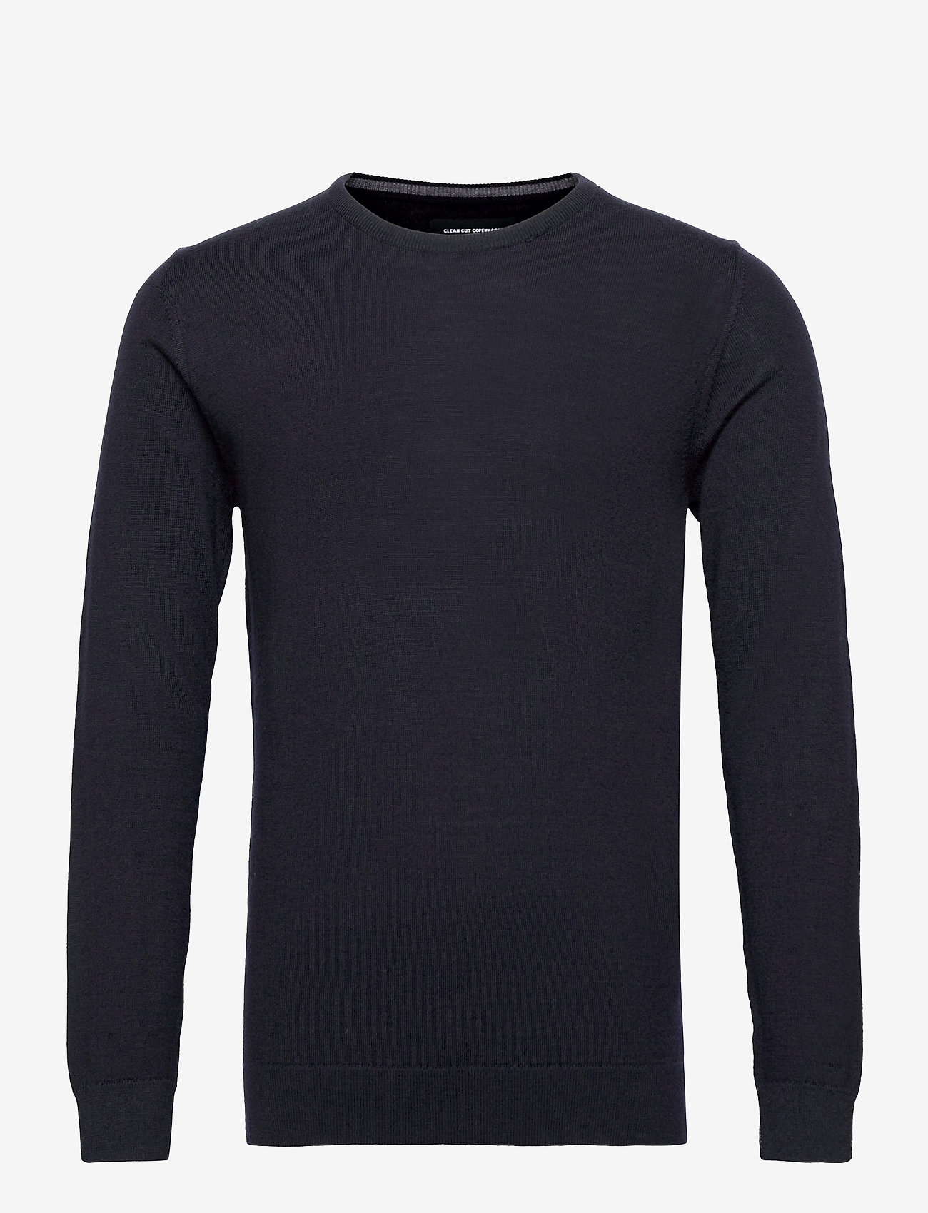 Clean Cut Copenhagen - Merino Wool Crew - navy - 1