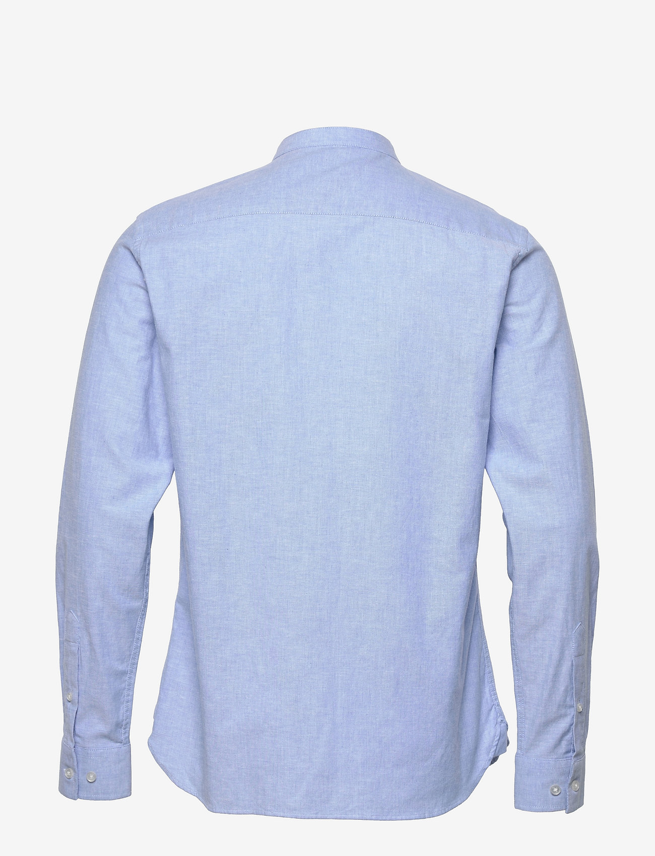 Clean Cut Copenhagen - Oxford Mao Stretch L/S - oxford shirts - light blue - 1