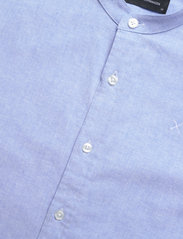 Clean Cut Copenhagen - Oxford Mao Stretch L/S - oxford shirts - light blue - 4