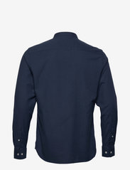 Clean Cut Copenhagen - Oxford Mao Stretch L/S - oxford shirts - navy - 1