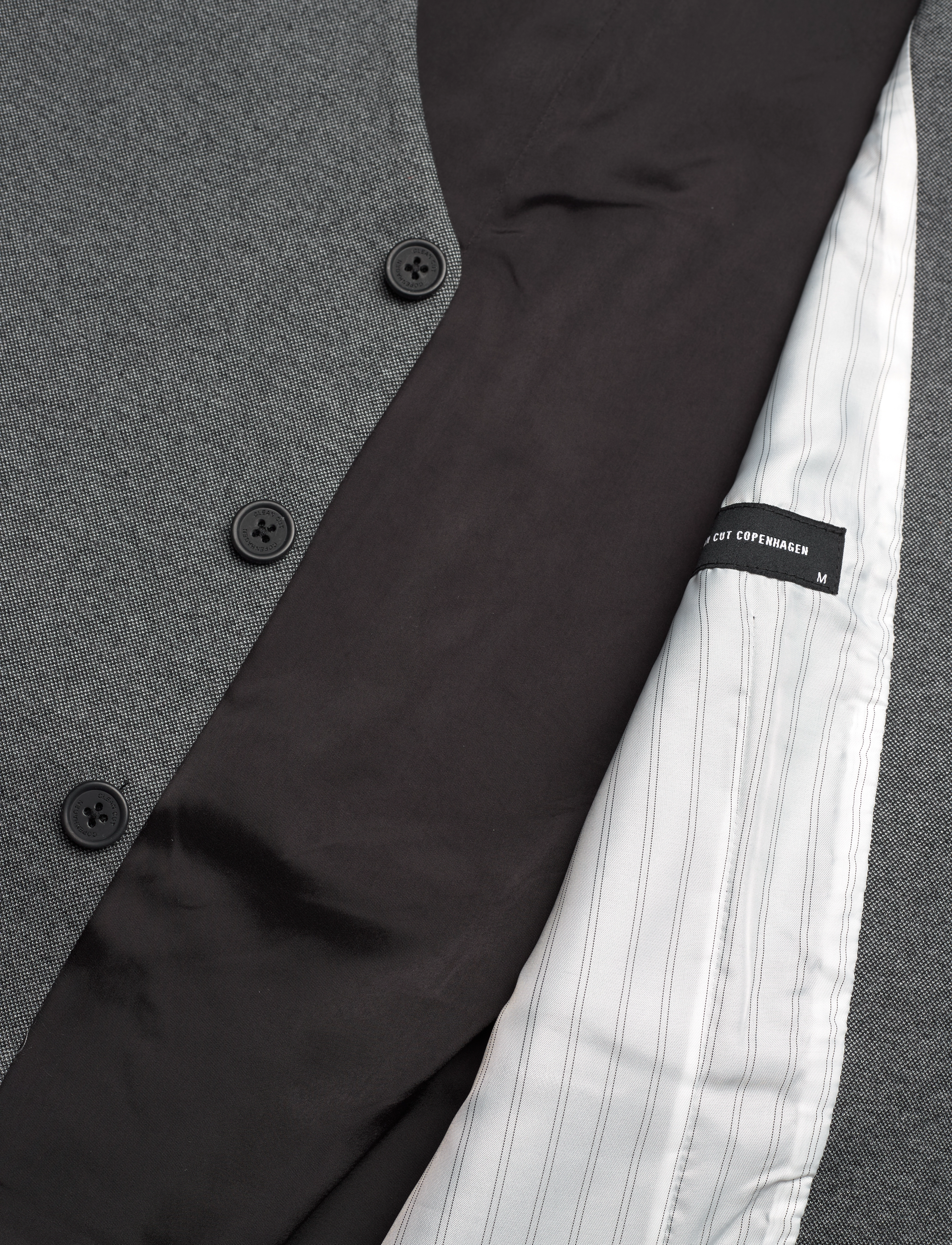 Clean Cut Copenhagen - Milano Jersey Waistcoat - dark grey mix - 3