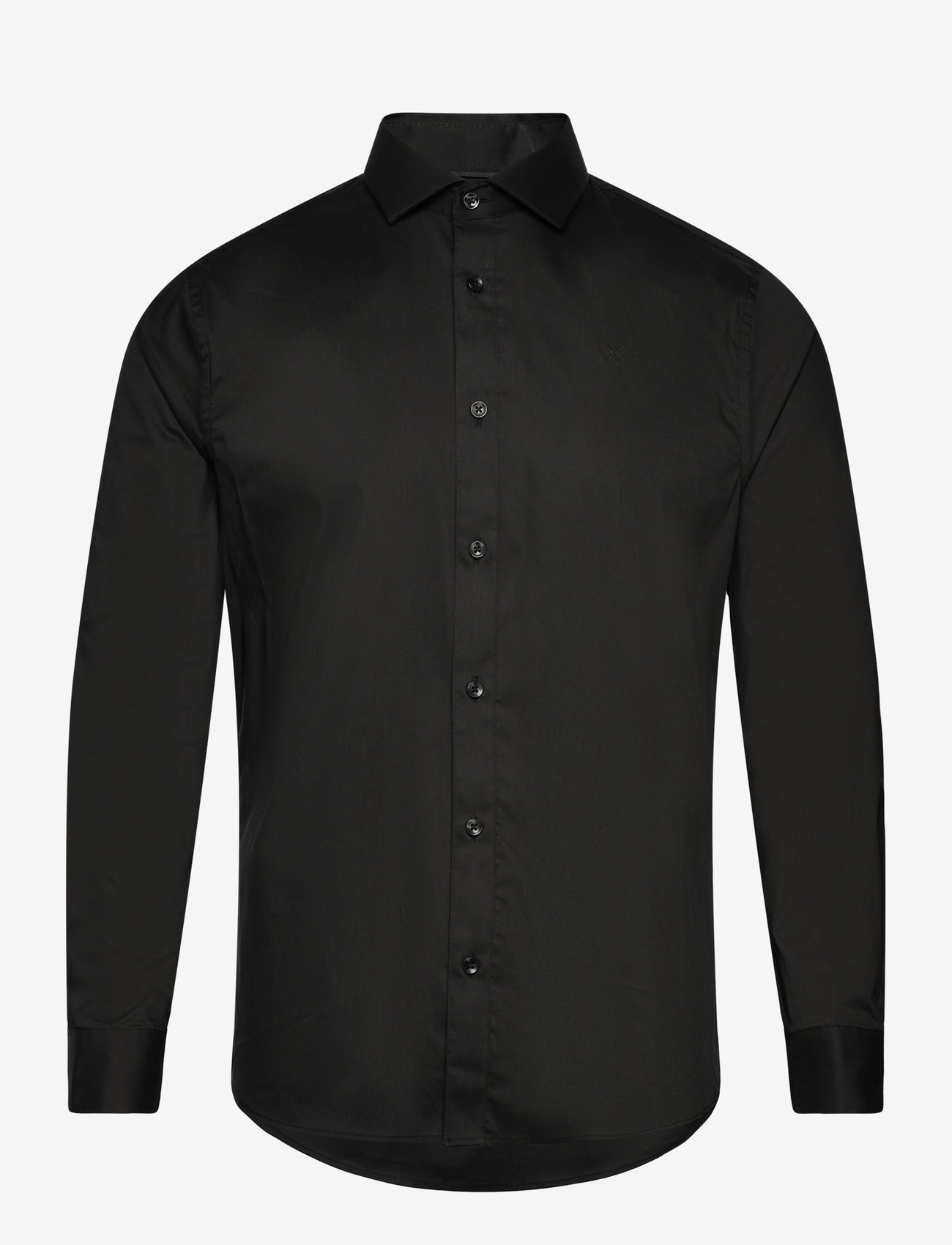 Clean Cut Copenhagen - London Stretch Nano Shirt L/S - black - 0