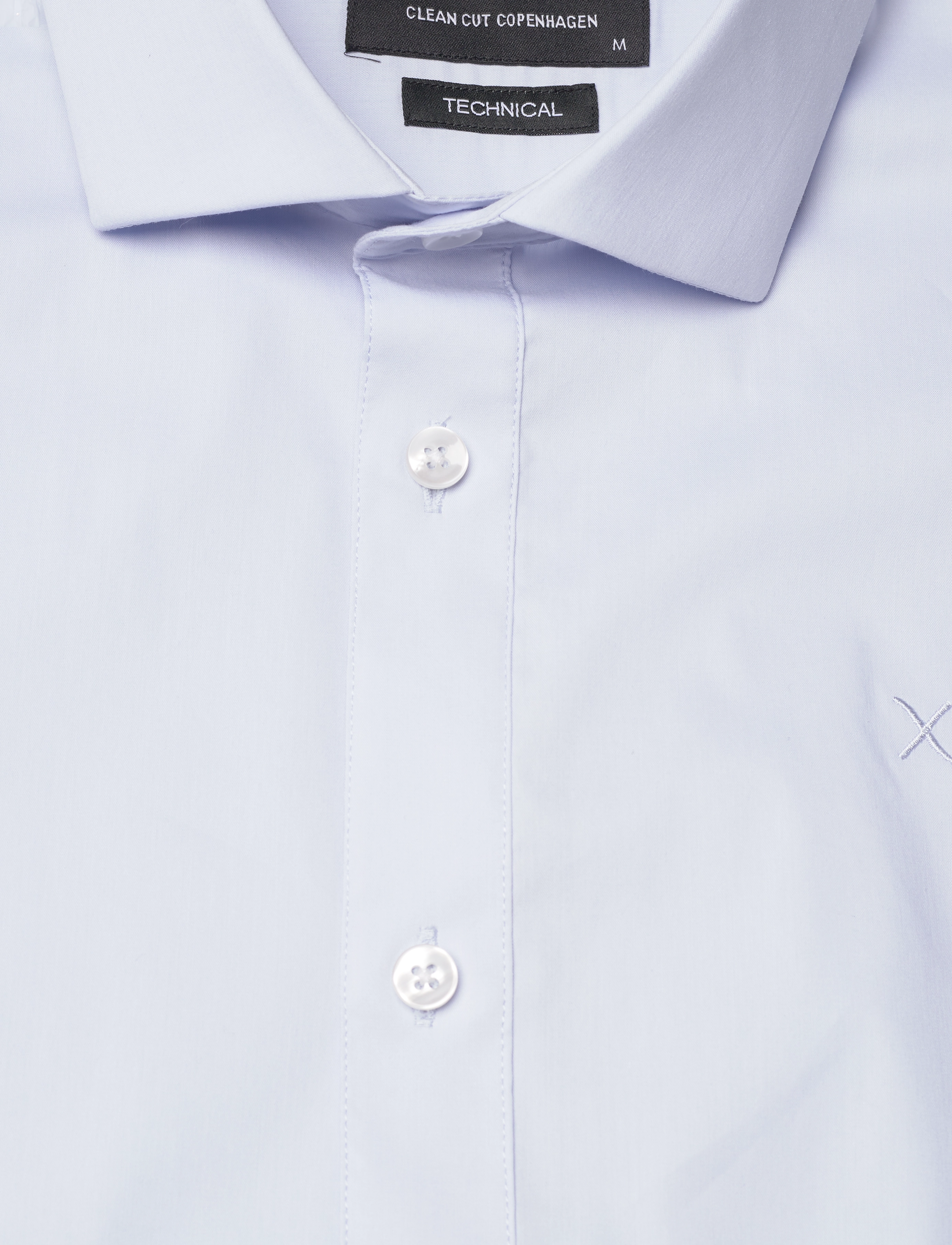Clean Cut Copenhagen - London Stretch Nano Shirt L/S - light blue - 2