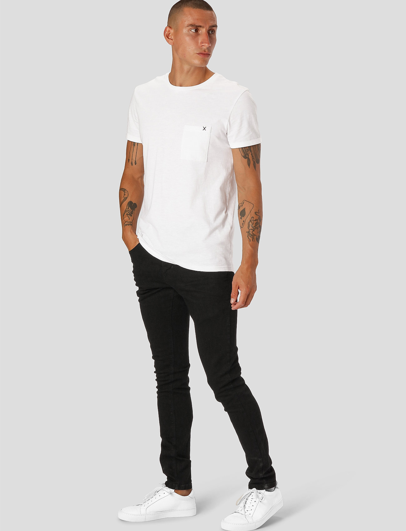 Clean Cut Copenhagen - David Slim Stretch Jeans 1001 - slim jeans - black denim - 3