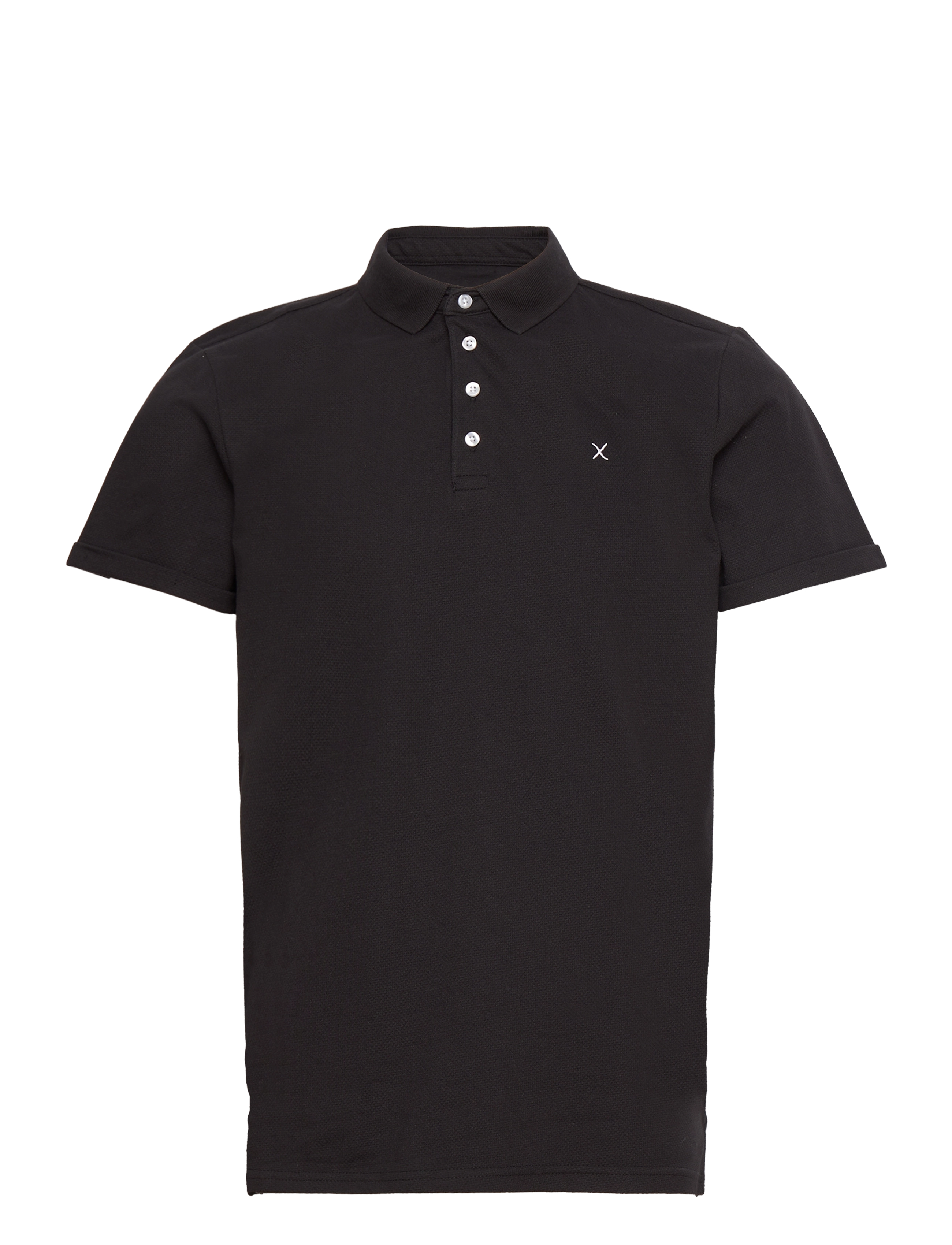 CLEAN CUT COPENHAGEN Silkeborg Stretch Polo Schwarz - S - Herren