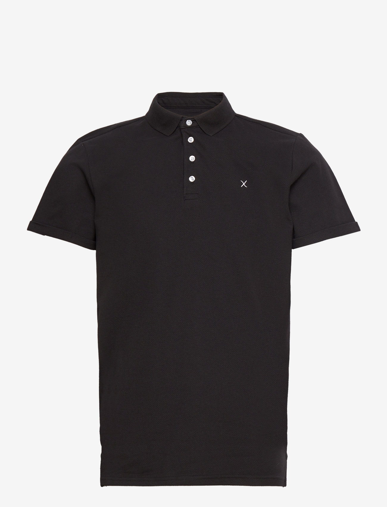 Clean Cut Copenhagen - Silkeborg Stretch Polo - kortärmade pikéer - black - 1