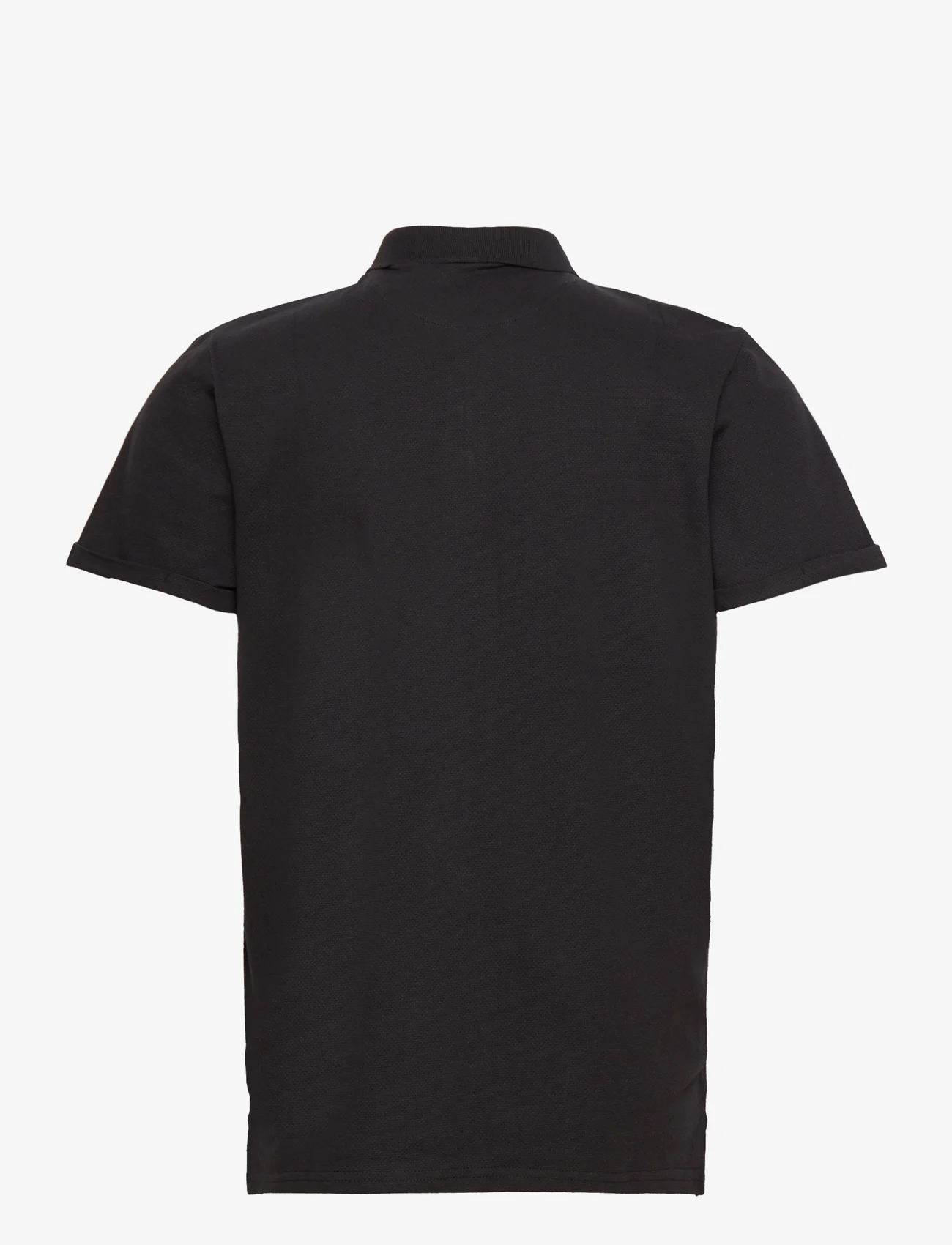 Clean Cut Copenhagen - Silkeborg Stretch Polo - polo shirts - black - 1
