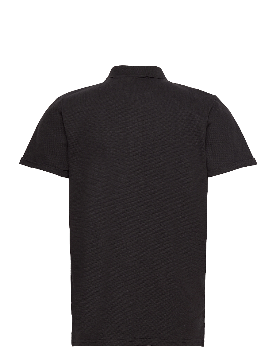 Clean Cut Copenhagen - Silkeborg Stretch Polo - kortermede - black - 2