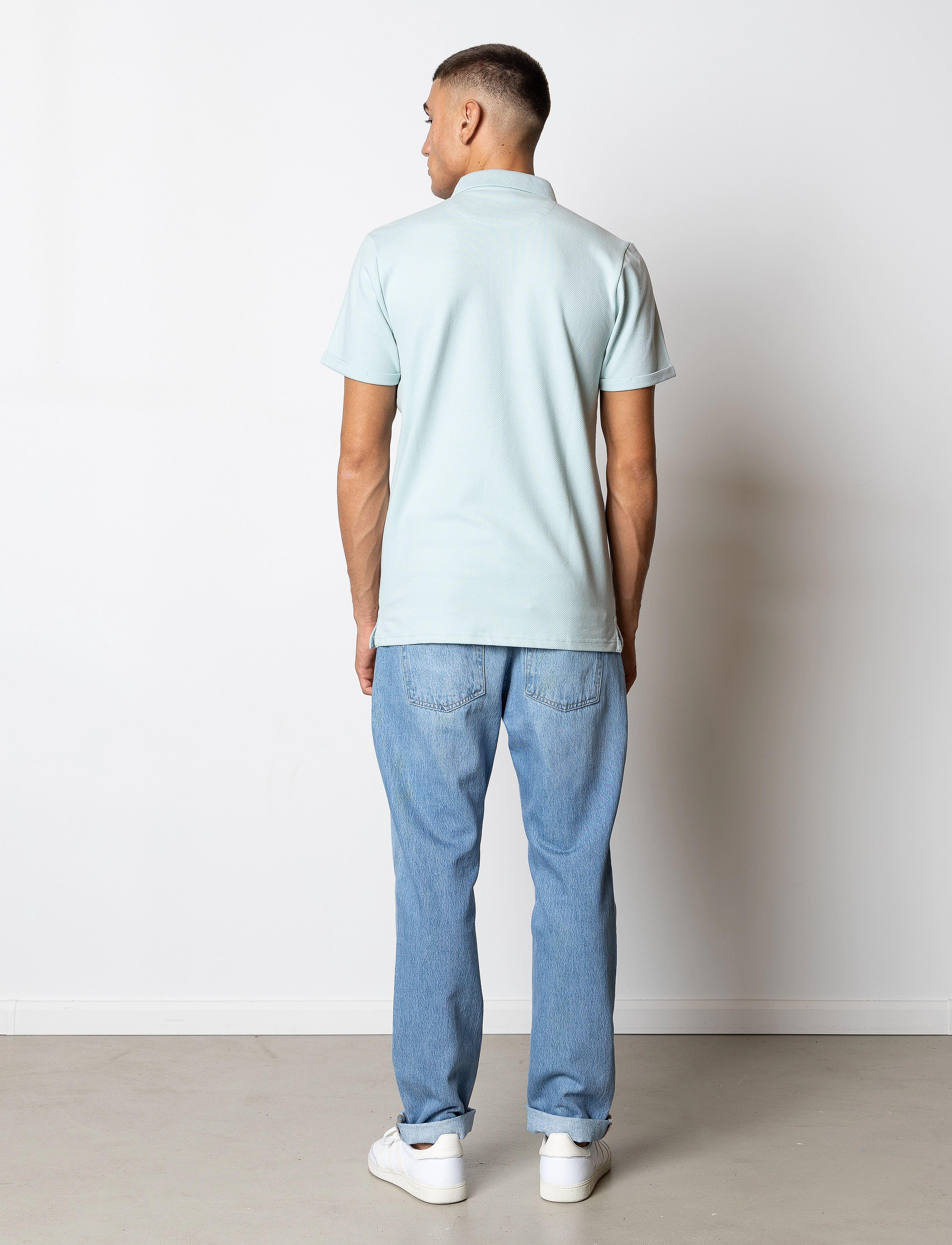 Clean Cut Copenhagen - Silkeborg Stretch Polo - lyhythihaiset - minty green - 5