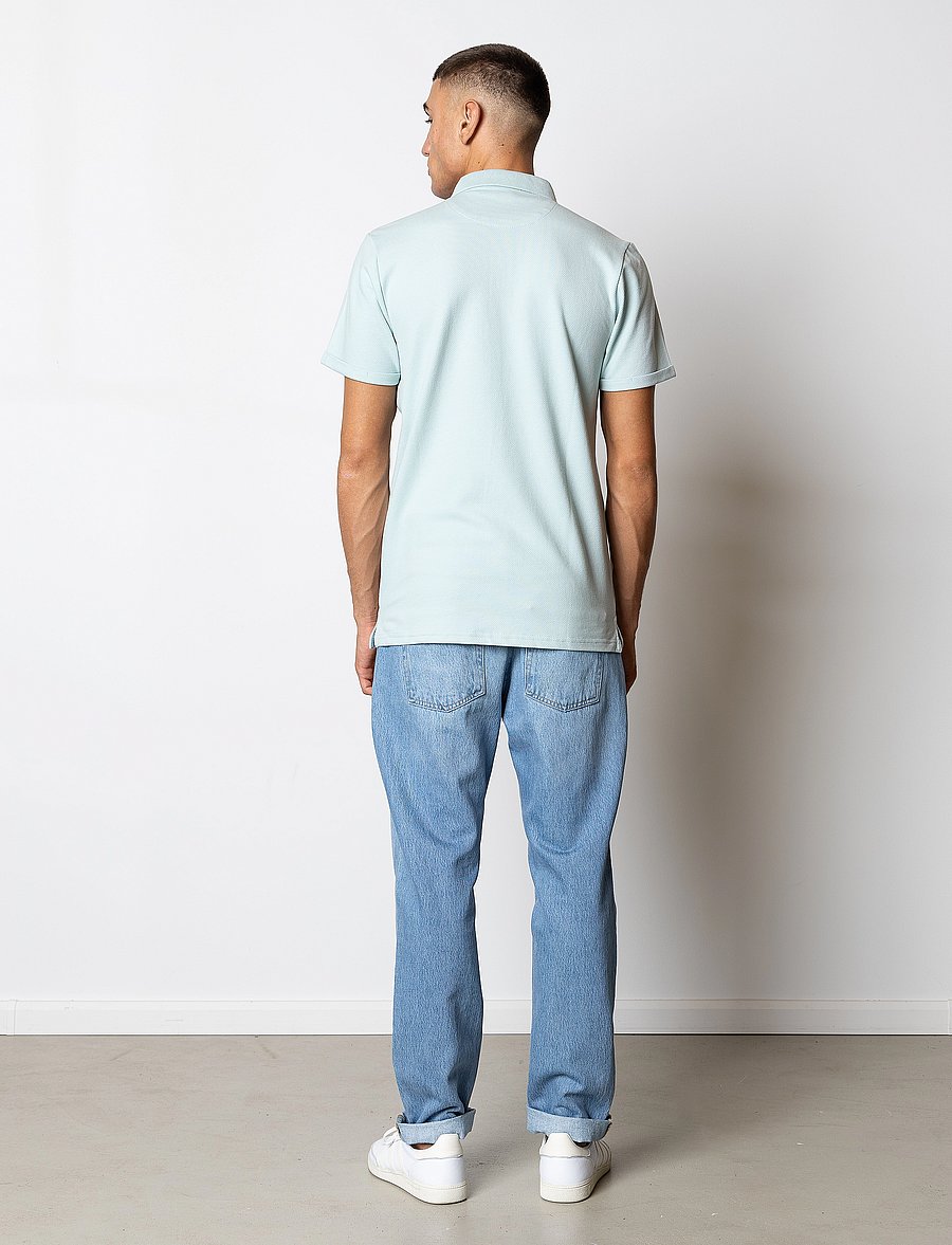 Clean Cut Copenhagen - Silkeborg Stretch Polo - lyhythihaiset - minty green - 5