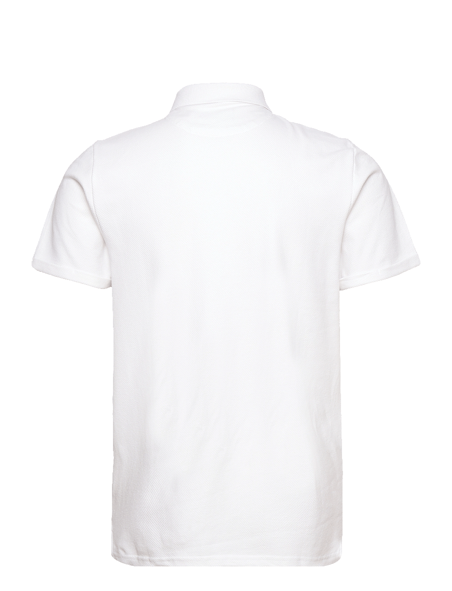 Clean Cut Copenhagen - Silkeborg Stretch Polo - kortärmade pikéer - white - 2