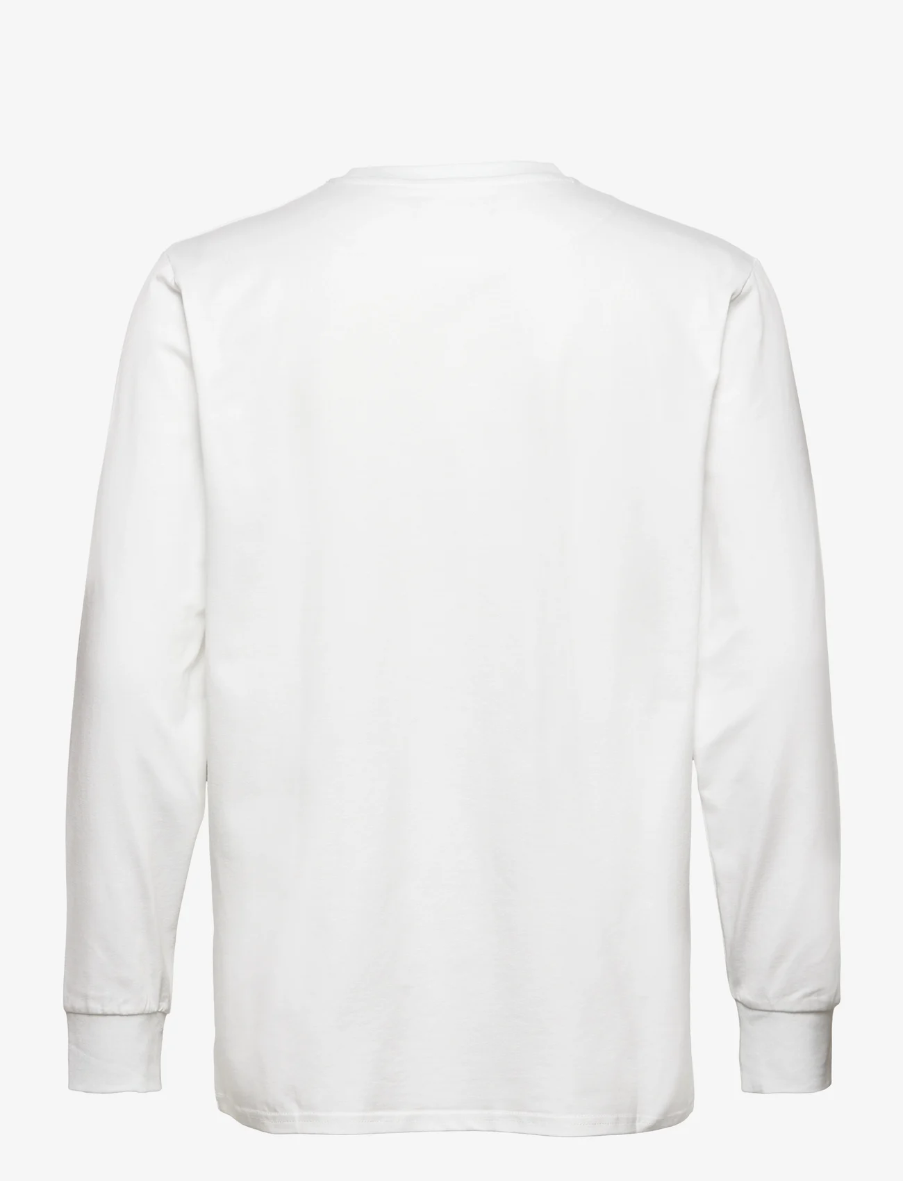 Clean Cut Copenhagen - Basic Organic Tee L/S - långärmade t-shirts - white - 1