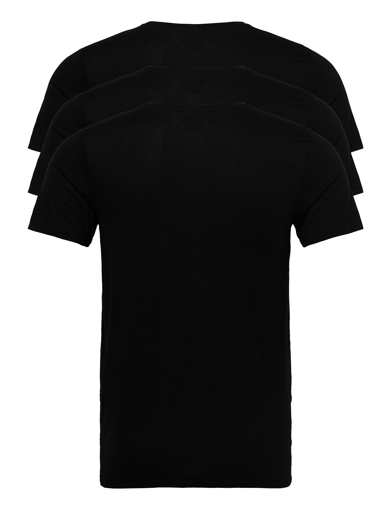 Clean Cut Copenhagen - 3-Pack Tee - Bamboo - laisvalaikio marškinėliai - black - 1