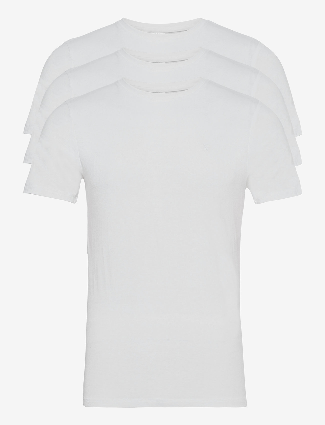 Clean Cut Copenhagen - 3-Pack Tee - Bamboo - white - 0