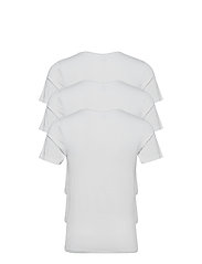 Clean Cut Copenhagen - 3-Pack Tee - Bamboo - basic t-shirts - white - 4