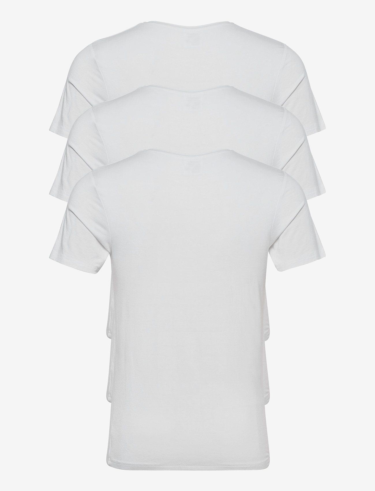 Clean Cut Copenhagen - 3-Pack Tee - Bamboo - laisvalaikio marškinėliai - white - 1