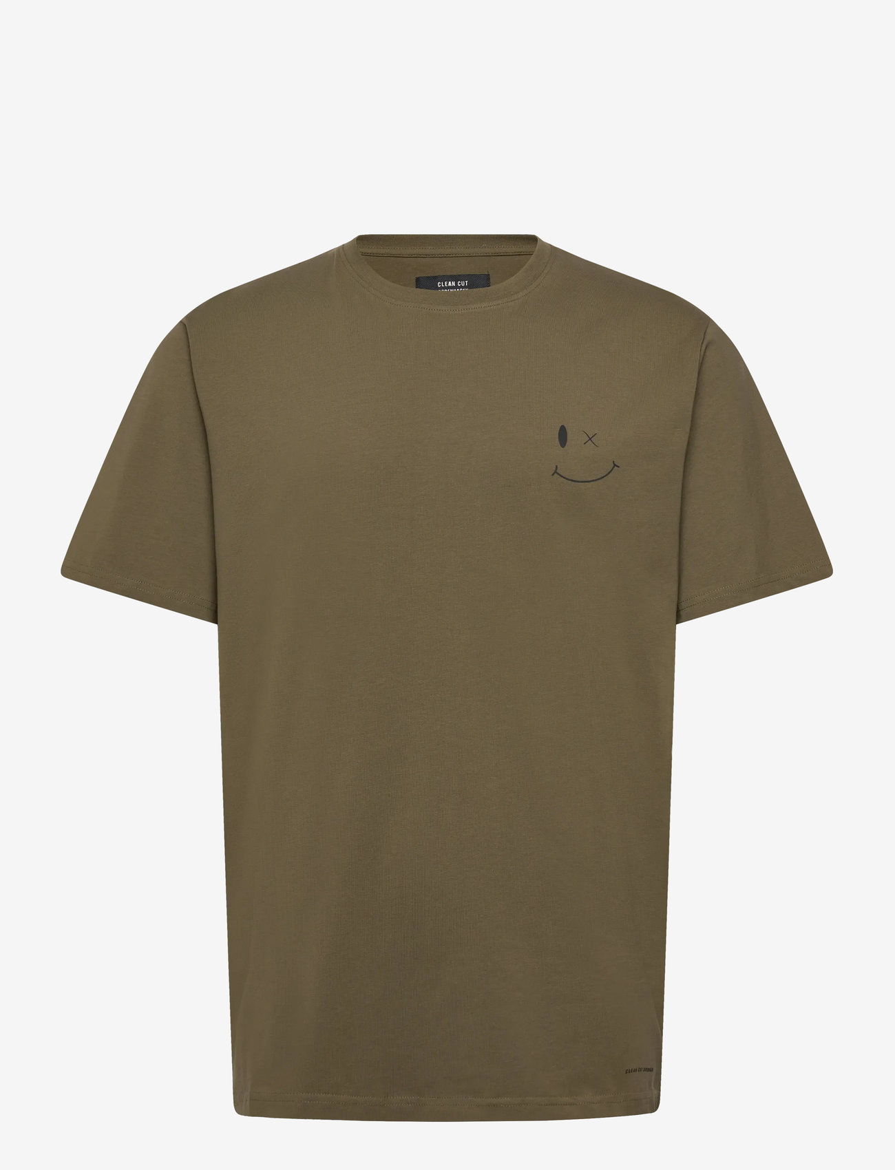 Clean Cut Copenhagen - Patrick Organic Tee - kortærmede t-shirts - army - 0