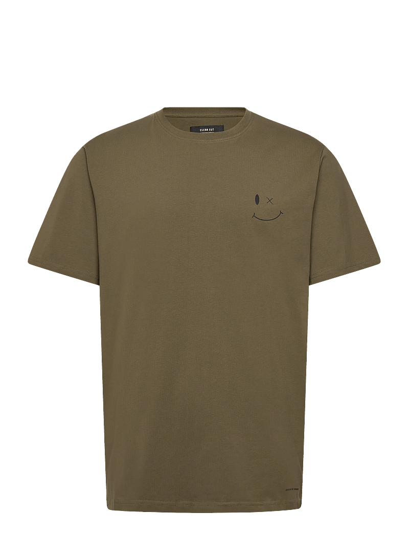 Clean Cut Copenhagen - Patrick Organic Tee - kurzärmelig - army - 0