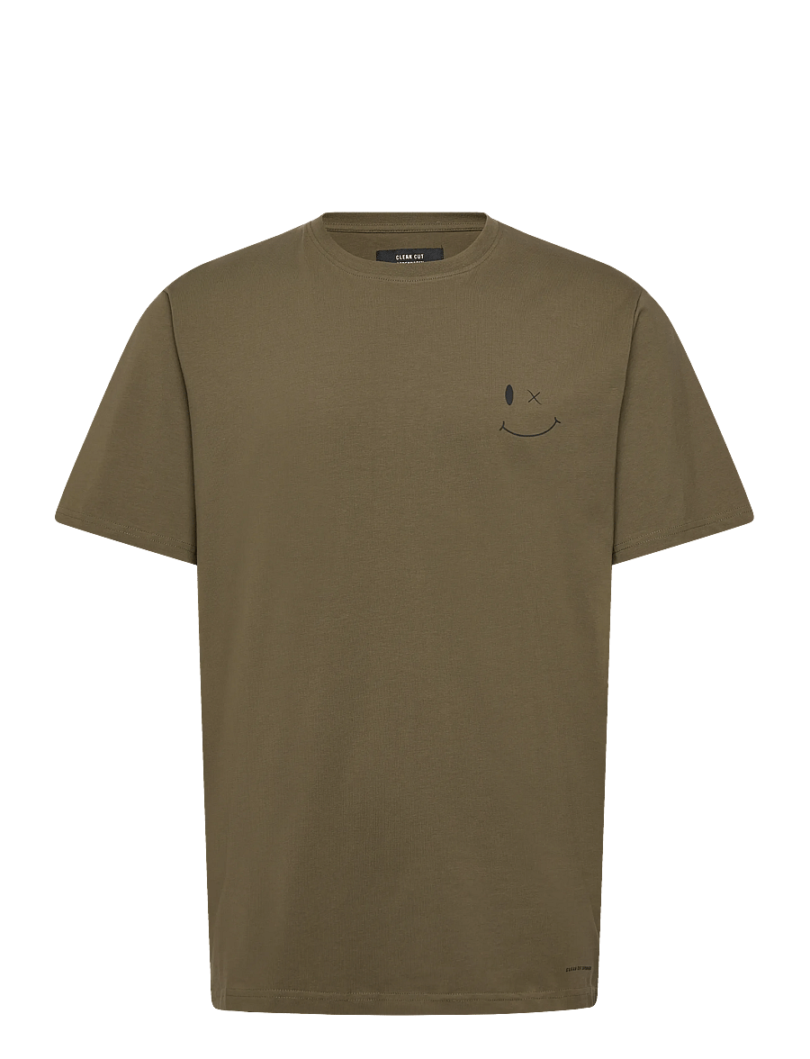 Clean Cut Copenhagen - Patrick Organic Tee - kurzärmelig - army - 0