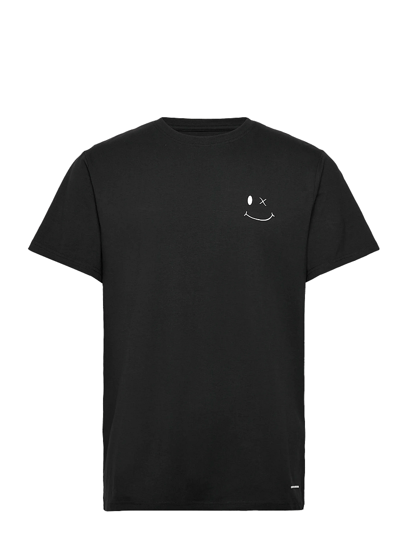 Clean Cut Copenhagen - Patrick Organic Tee - t-shirts à manches courtes - black/white print - 0