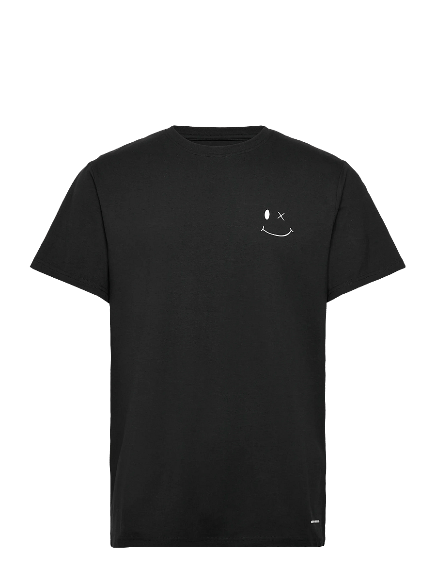 Clean Cut Copenhagen - Patrick Organic Tee - lyhythihaiset - black/white print - 0