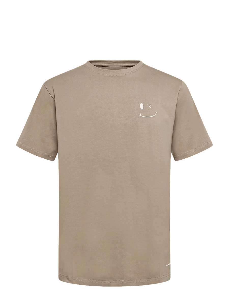 Clean Cut Copenhagen - Patrick Organic Tee - kortærmede t-shirts - brindle beige - 0