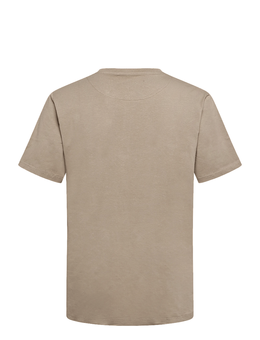 Clean Cut Copenhagen - Patrick Organic Tee - kortærmede t-shirts - brindle beige - 1