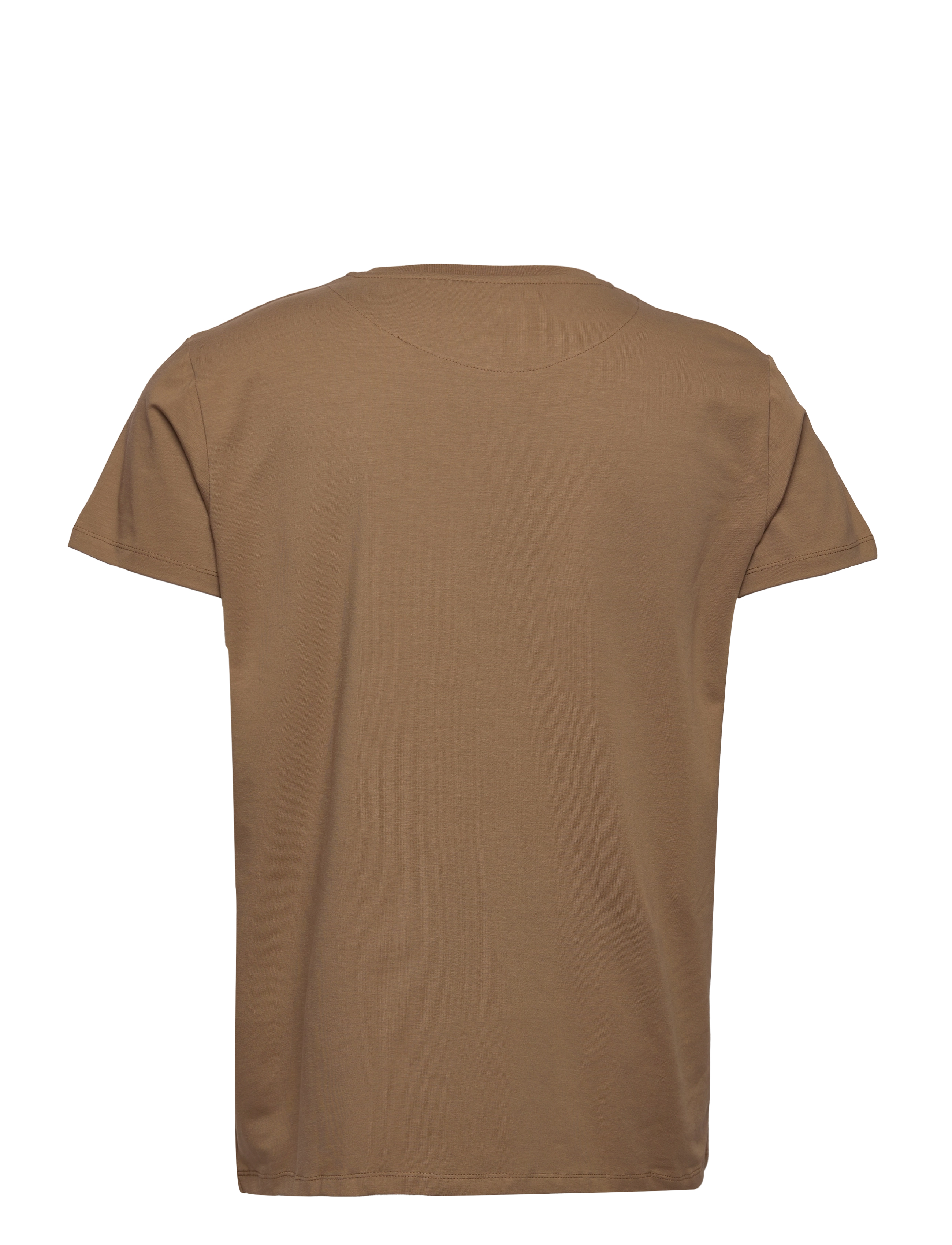 Clean Cut Copenhagen - Patrick Organic Tee - laveste priser - dark camel - 1