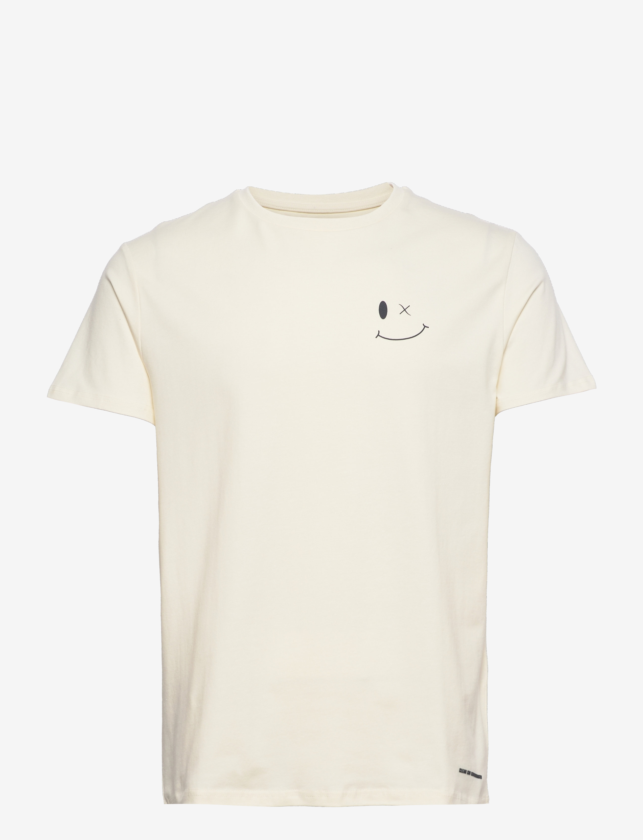 Clean Cut Copenhagen Patrick Organic Tee - Tøj - ECRU / cream